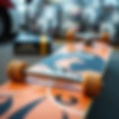 Overview of the components of the Andy Anderson skateboard complete