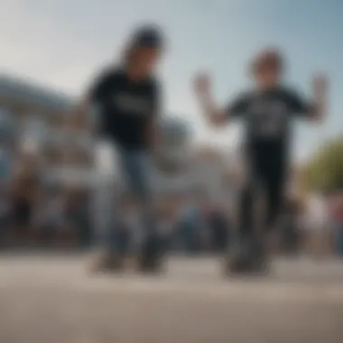 An inclusive skateboarding event featuring skaters of all capabilities