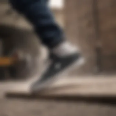 Durability test of DC Shoes for skateboarding