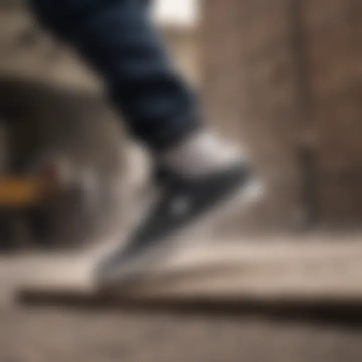 Durability test of DC Shoes for skateboarding