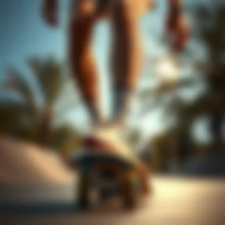 Skateboarder showcasing the importance of quality socks