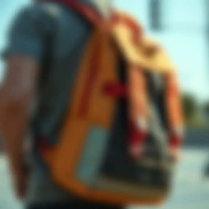 Trendy backpack showcasing style and functionality