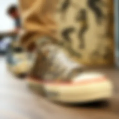 Historical collage of Converse in skate culture and fashion evolution