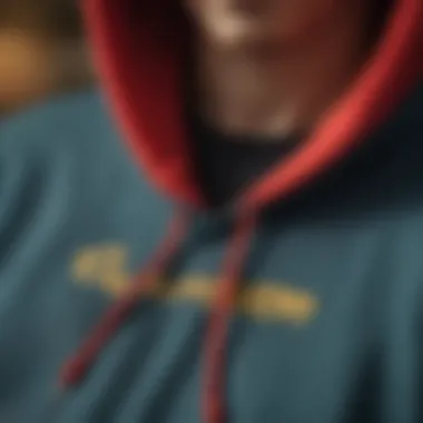 Craftsmanship in Detail: The Art of Stitching Champion Hoodies Detailed stitching on a champion hoodie highlighting craftsmanship.