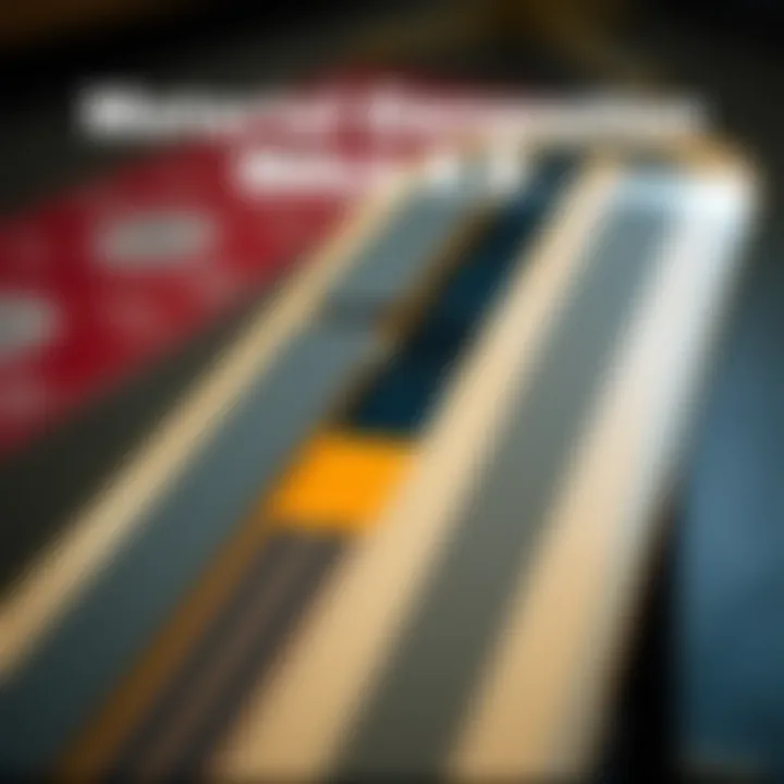 Illustration of the material composition used in the construction of the Creature VX Deck 8.5.