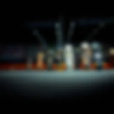 An illustration of the evolution of Darkstar skateboards over the years