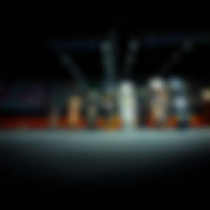 An illustration of the evolution of Darkstar skateboards over the years