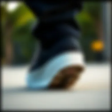 Side profile of Emerica The Wino highlighting its sole and construction