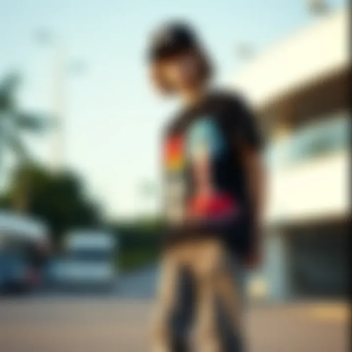 Anime shirt design featuring iconic characters