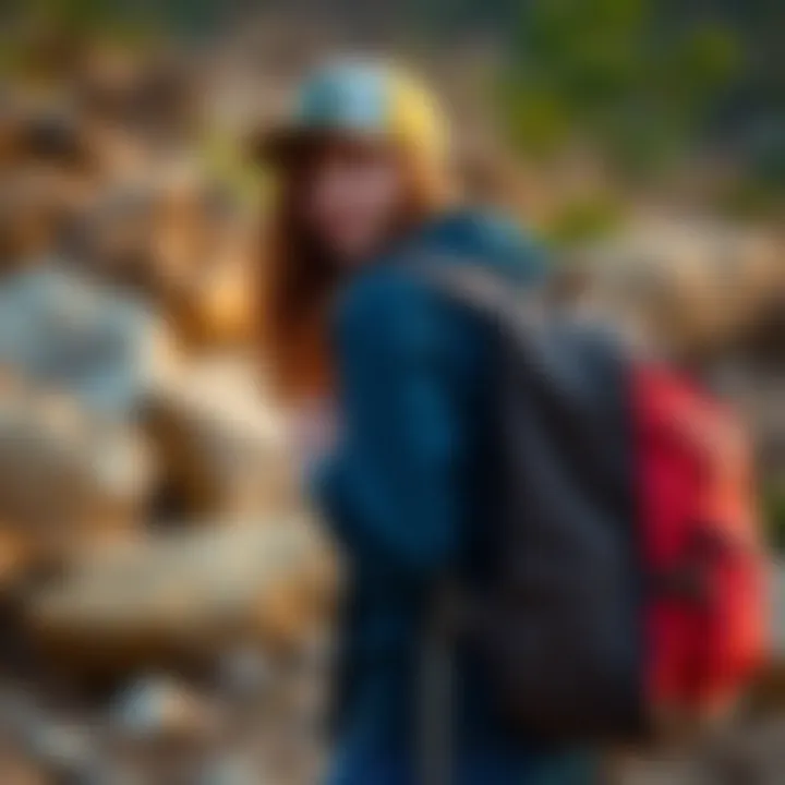 Adventure Awaits: The Durable Outdoor Backpack Teen enjoying outdoor activities with a durable backpack