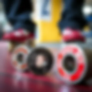 Comparison between Bones Red skateboard bearings and other brands demonstrating performance differences