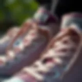 Close-up view of Converse Run Star Hike detailing