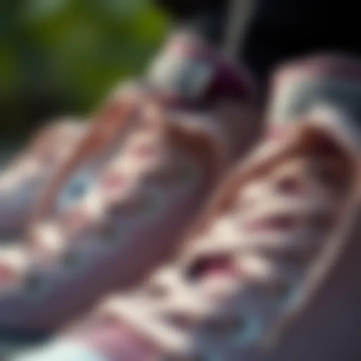 Intricate Detailing of Converse Run Star Hike Close-up view of Converse Run Star Hike detailing