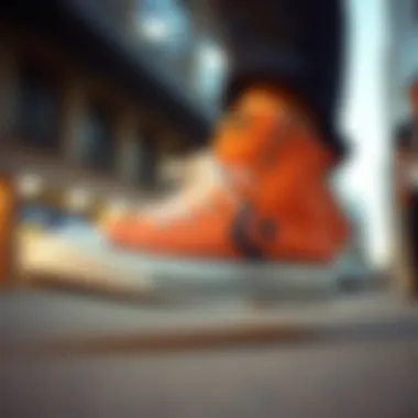 Converse Run Star Hike in Action on the Streets Converse Run Star Hike in an urban skateboarding scene