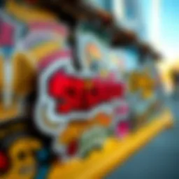 Colorful stickers showcasing various skate designs