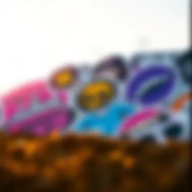 A collection of trendy stickers from various artists