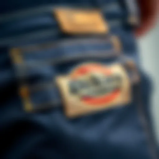 Fabric Quality of Dickies Work Pants A close-up view of Dickies work pants showcasing their fabric and stitching quality.