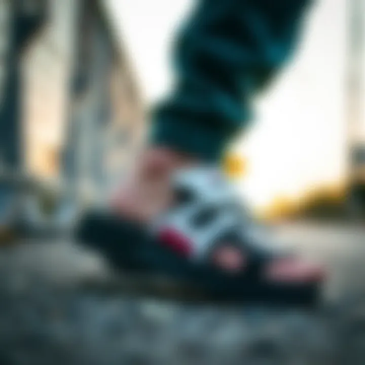 Stunning view of Fila Disruptor Sandals showcasing unique design