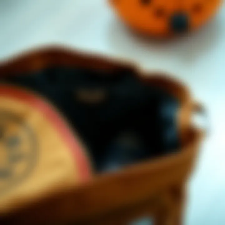 Detailed view of the Herschel shoe bag's functional compartments