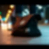 Sleek design of the Herschel shoe bag showcasing its modern aesthetic