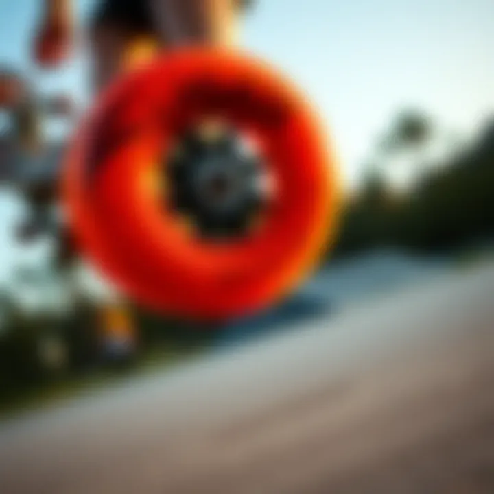 Skater performing tricks to demonstrate the performance of Impala wheels