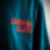 Close-up of Lurking Class tee fabric texture