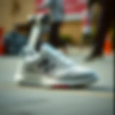 Illustration of the construction materials used in the New Balance 620 sneaker