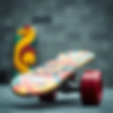 Colorful designs of various penny board griptapes