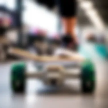 A well-maintained penny board showcasing griptape longevity