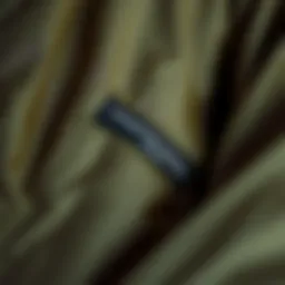 Close-up of the Primitive Trunks Jacket showcasing its unique material texture