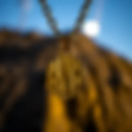 A close-up view of a real chain pendant reflecting skate culture