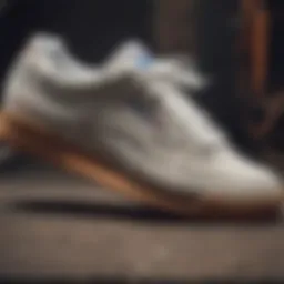 Vintage Reebok sneakers highlighting design details