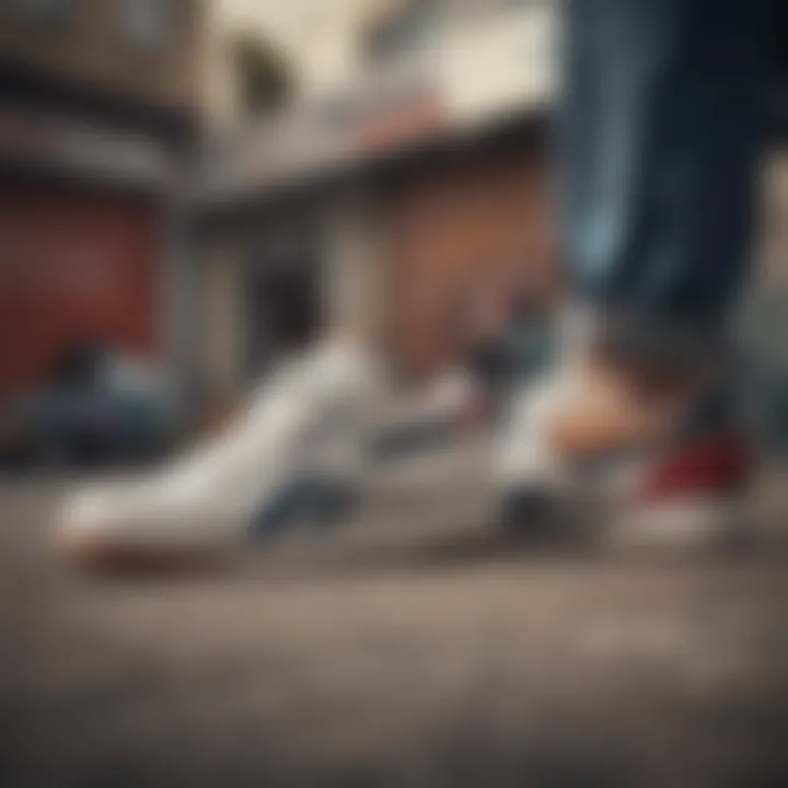 Nostalgic artwork featuring Reebok Vintage styles