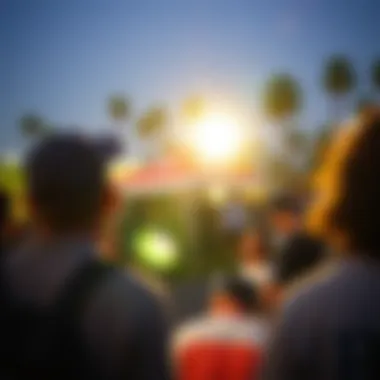 Community gathering at an RVCA sponsored skate event