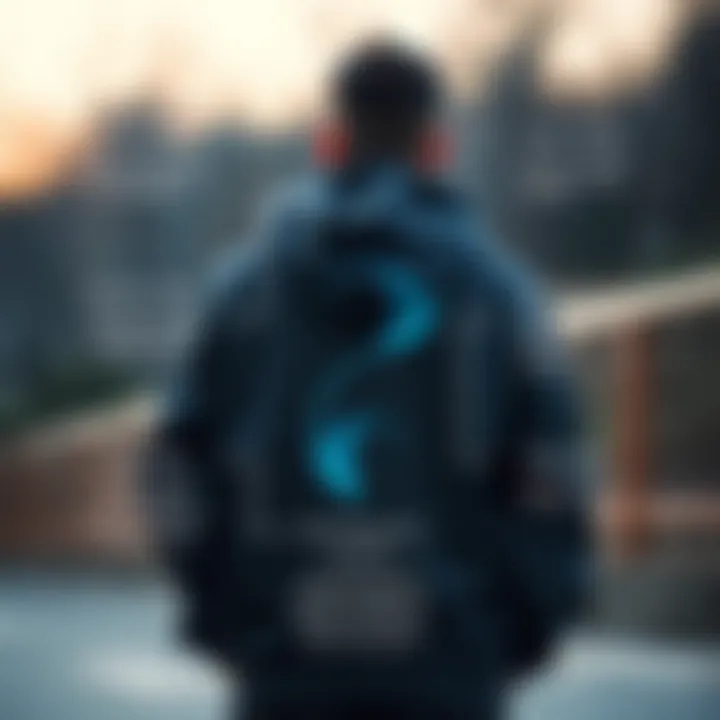 An infographic summarizing key features of ideal skate hoodies