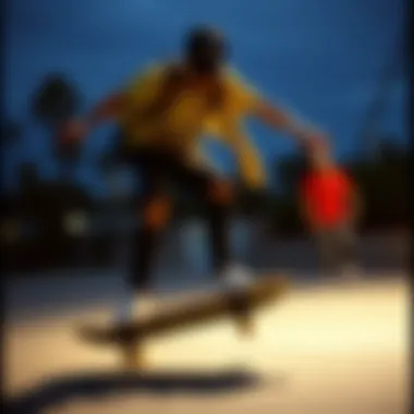 The Essence of Skater Apparel Vibrant skater apparel showcasing the essence of skate culture