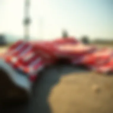 Tips for caring for red and white striped pants laid out visually