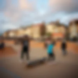 Brighton skatepark bustling with activity
