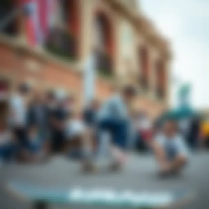 Local skate event showcasing community spirit