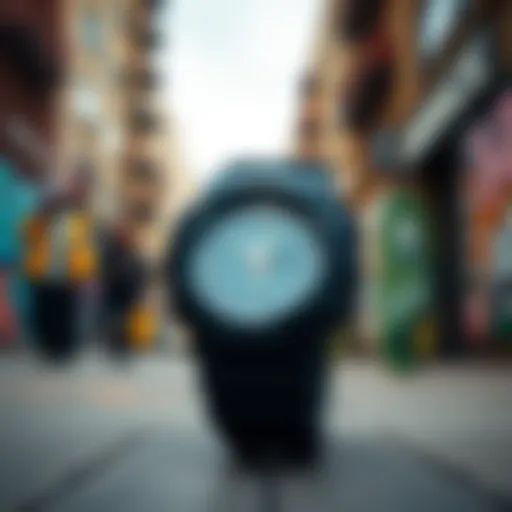 Casio GA800 in an urban skate environment