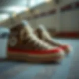 Stylish Converse platform shoes with animal print design