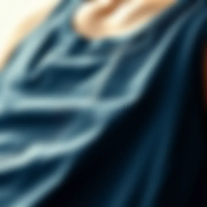 Close-up of tank top fabric highlighting breathable materials ideal for skating