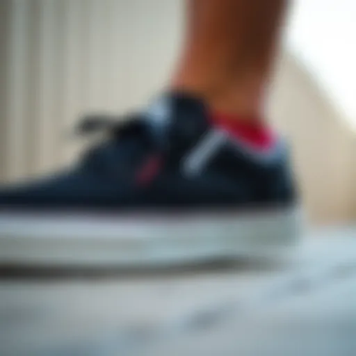 Close-up view of the Emerica Wino G6 Slip showcasing its sleek design