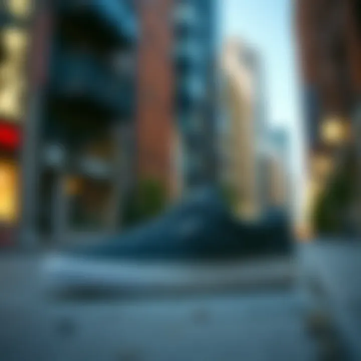 Cultural Impact: Wino G6 Slip in Urban Environment Emerica Wino G6 Slip in a stylish urban setting, highlighting its cultural relevance