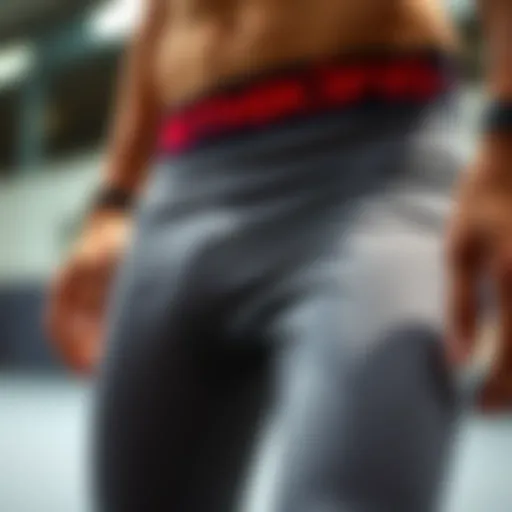 Detailed view of Ethika Staple Fit showcasing unique design features