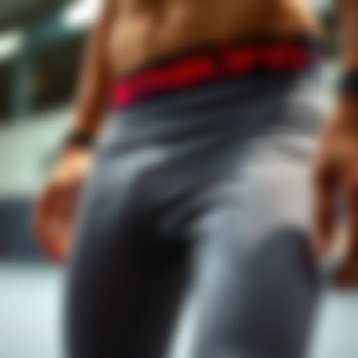 Detailed view of Ethika Staple Fit showcasing unique design features