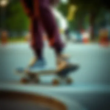 SkaterTrainer in use on a skateboard