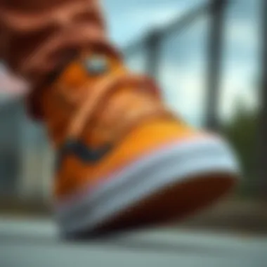 Close-up of Vans Ultragrange Mid technical features