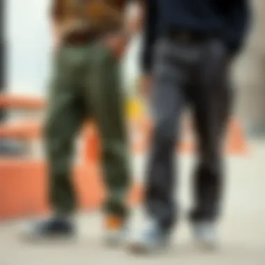 Comparison of Dickies pants with other popular skate pants brands