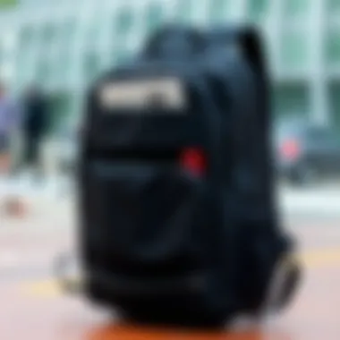 Functional backpack showcasing organizational compartments for active lifestyles